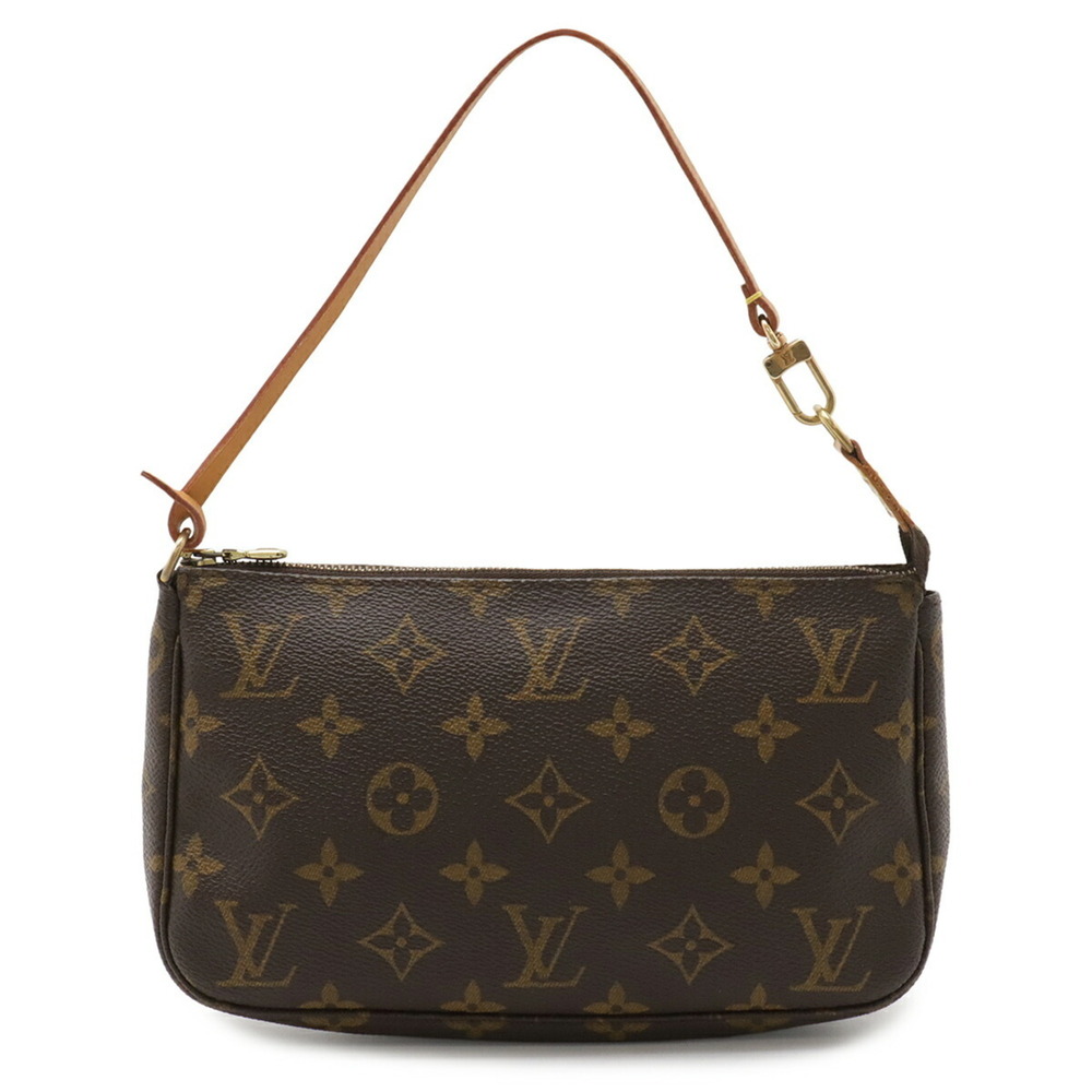 LOUIS VUITTON Authentic Brown Monogram Pochette Mini Bag - Picture 2 of 10